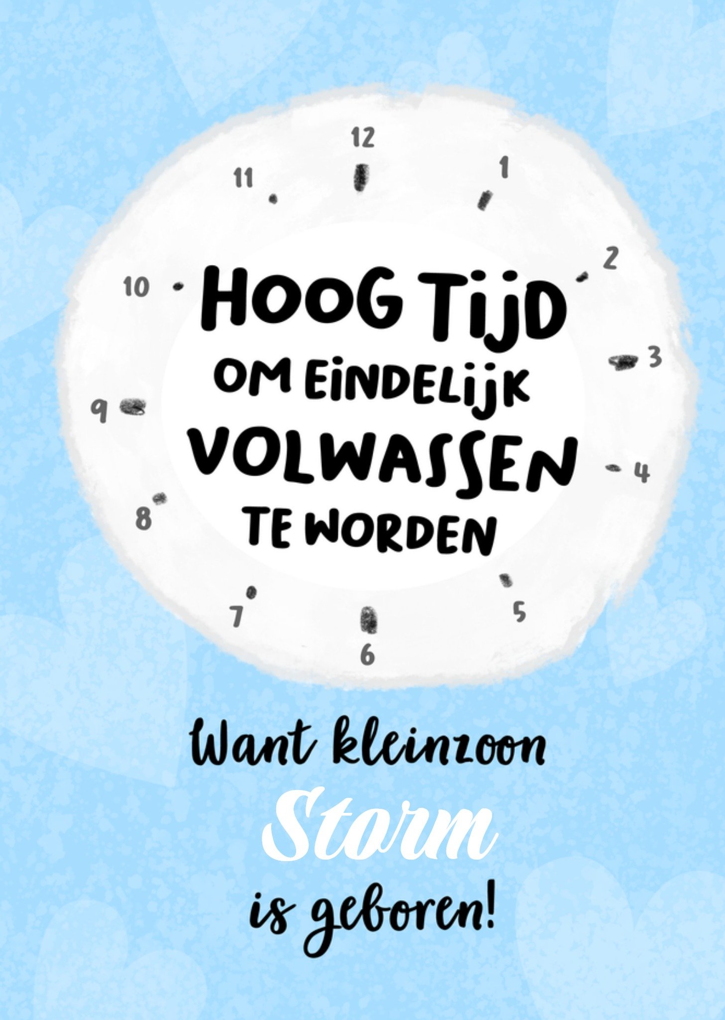 Geboortekaart Kleinzoon Kaart Liefs Jansje