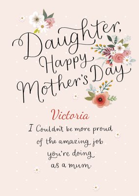 UK Greetings | Moederdagkaart | Daughter Happy Mother's Day