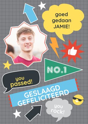 Greetz | Geslaagd kaart | fotokaart met naam