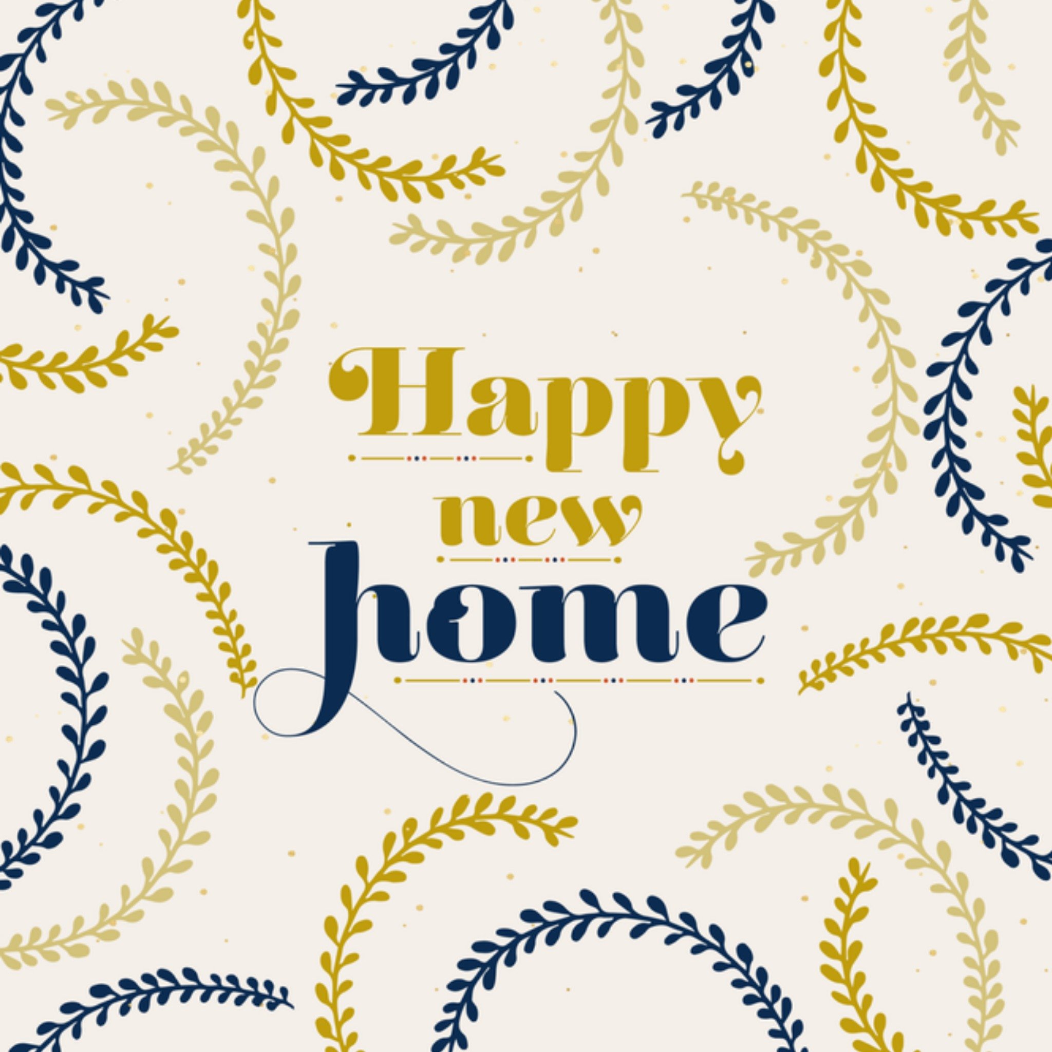 Greetz Kerst Bloemen Nieuwe woning Vierkant