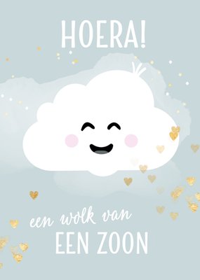 Luckz | Geboortekaart | Wolk