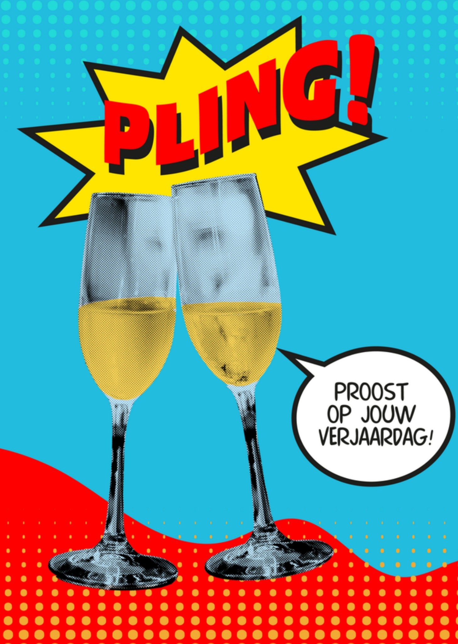 Greetz Verjaardagskaart proost! Standard Card