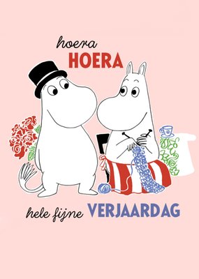 Moomin | Verjaardagskaart | Breien | Hoera Hoera