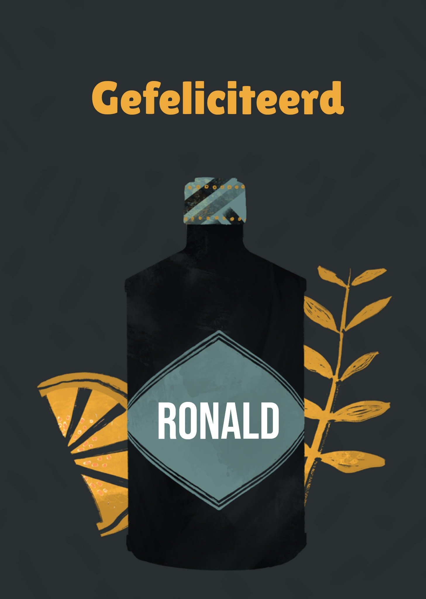 Greetz Verjaardagskaart Man Standard Card