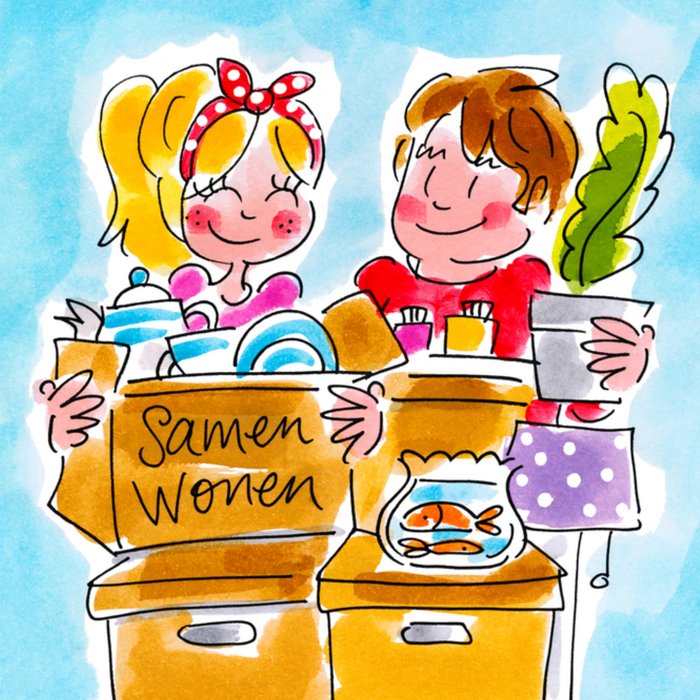 Samenwonen | Blond Amsterdam | Illustratie