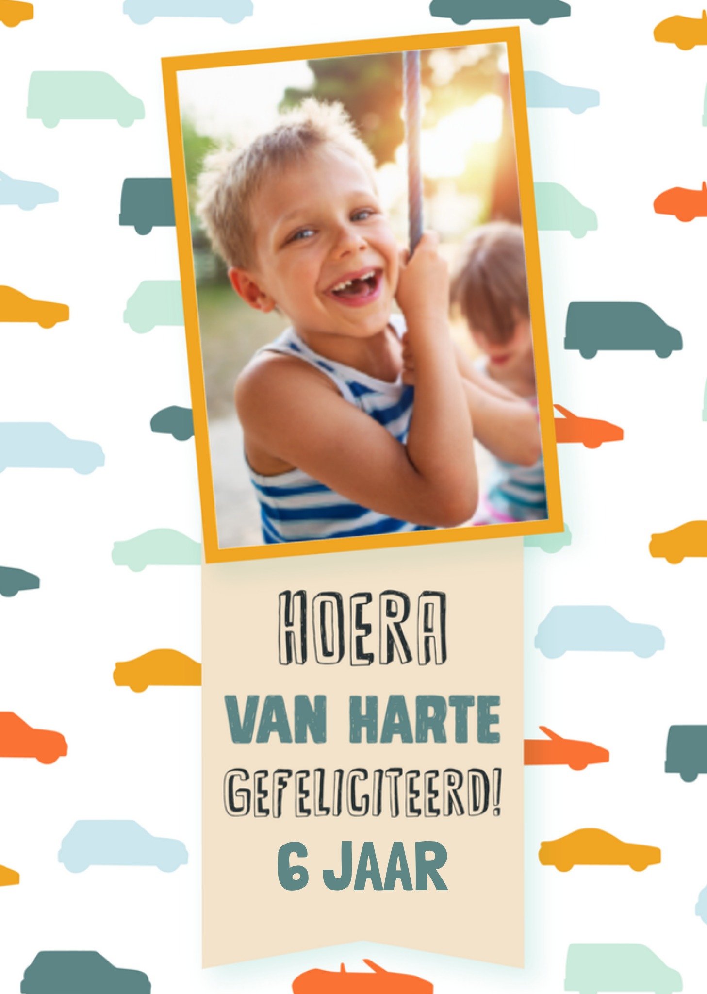 Greetz Verjaardagskaart Auto Foto Standard Card