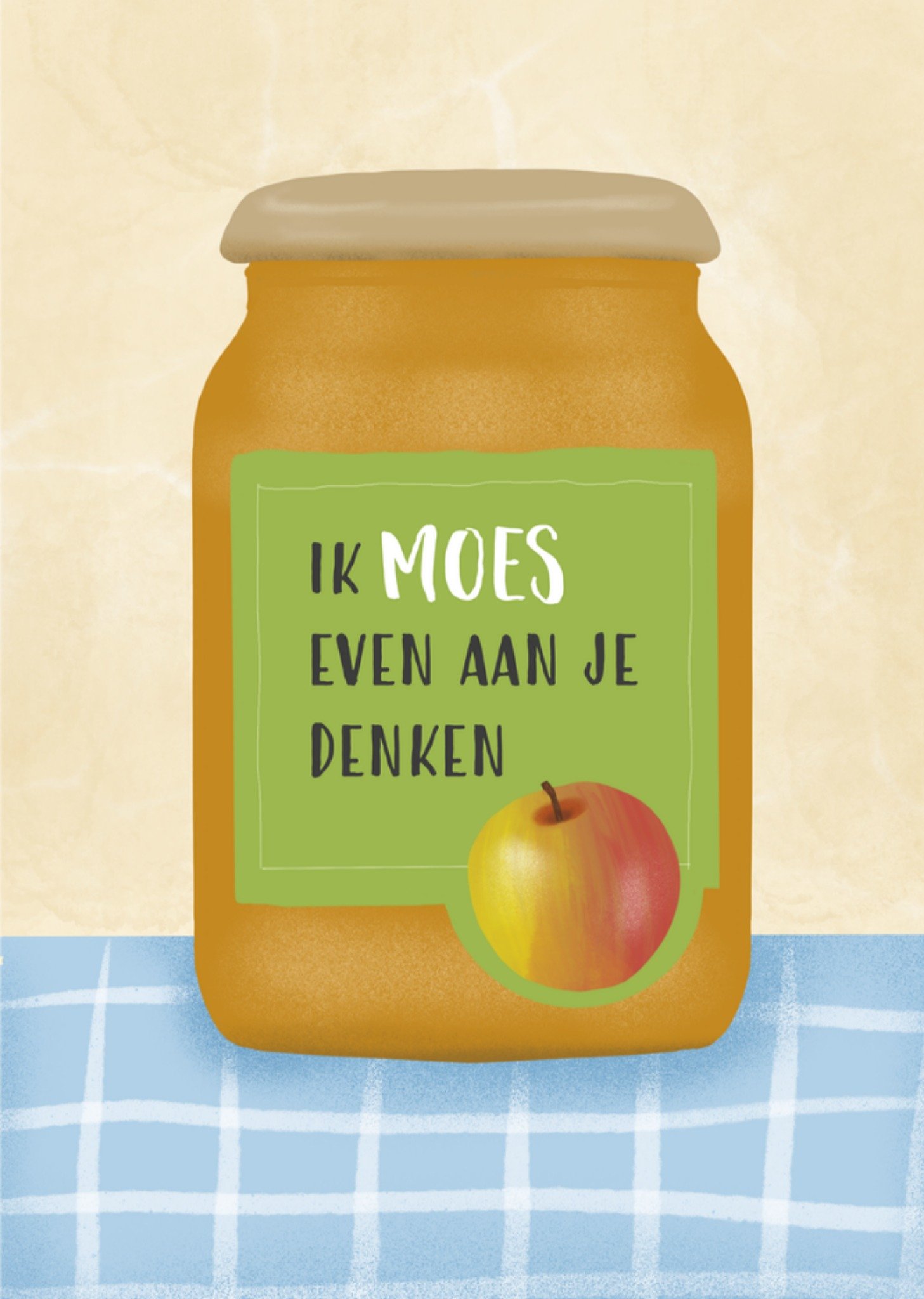 Denken aan kaart Appelmoes Tsjip