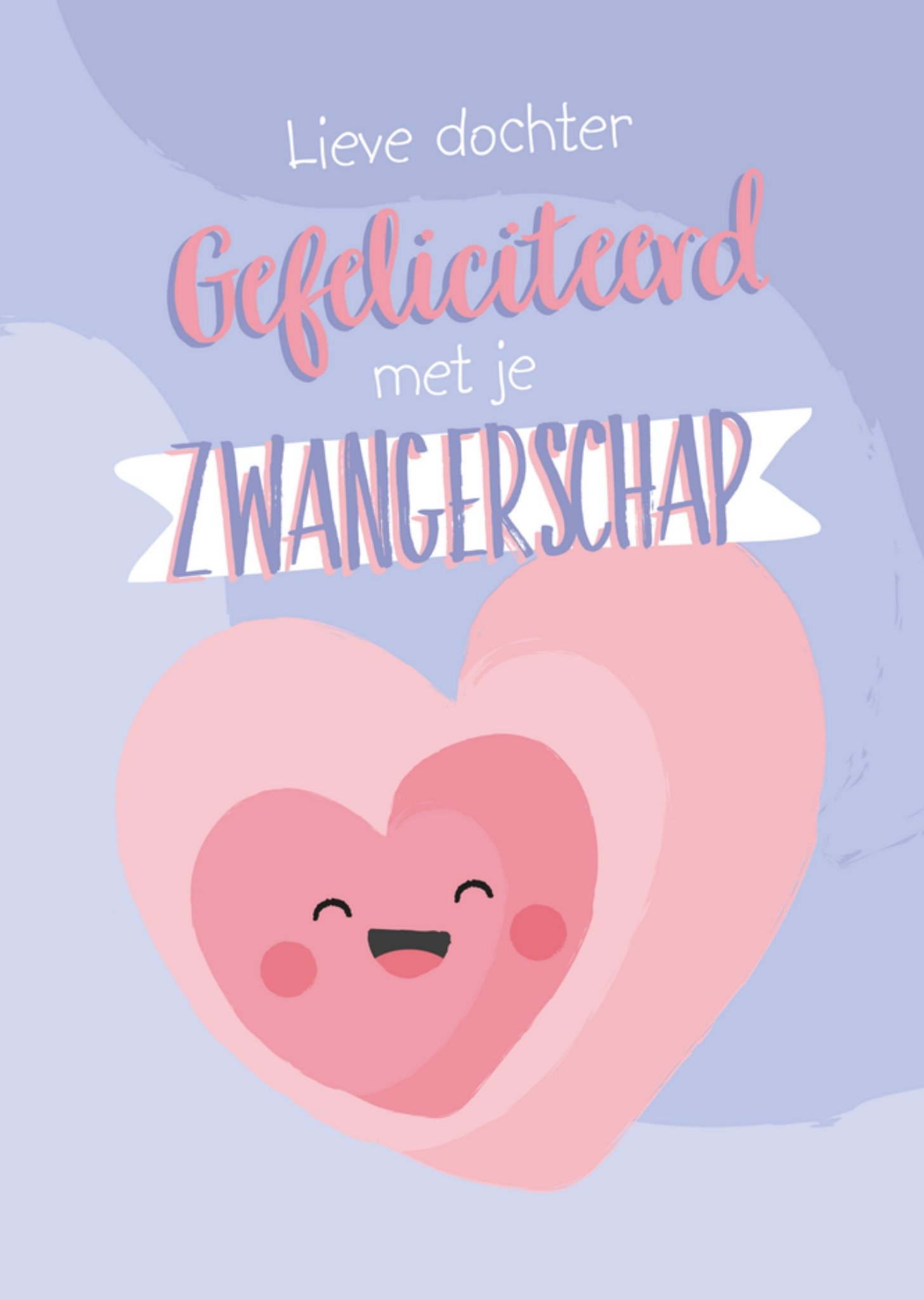 Zwanger lieve dochter Kaart Tante Kaartje