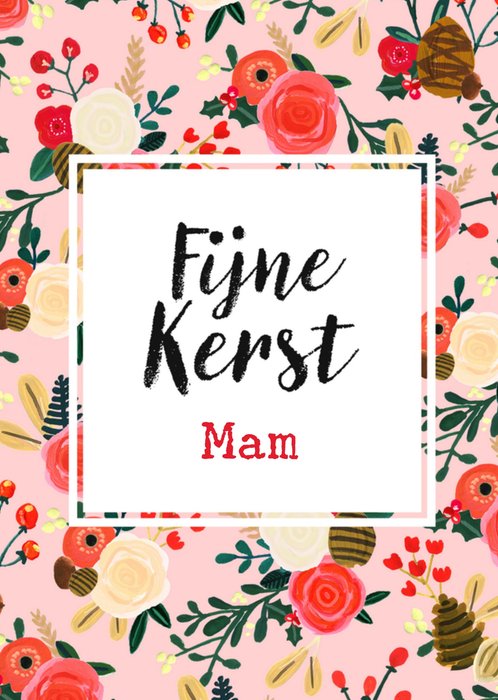 Greetz | Kerst | Bloemen | Mam