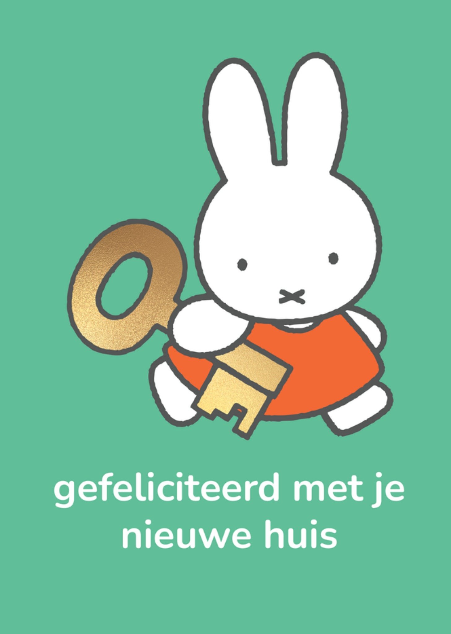 Miffy Nieuwe woning kaart Nieuwe huis Kaart Nijntje