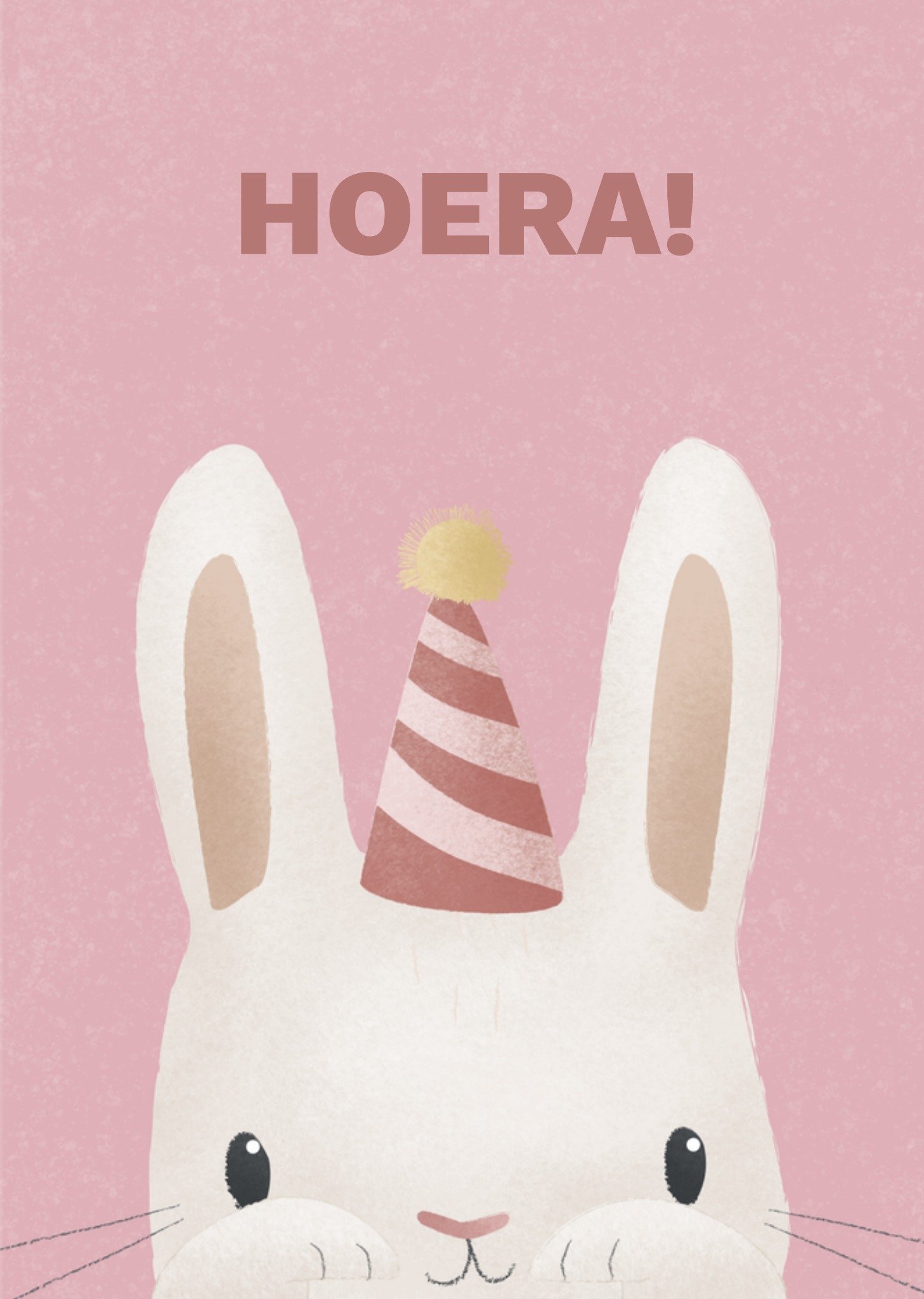 Verjaardagskaart Konijn Feest Kaart Little Dutch