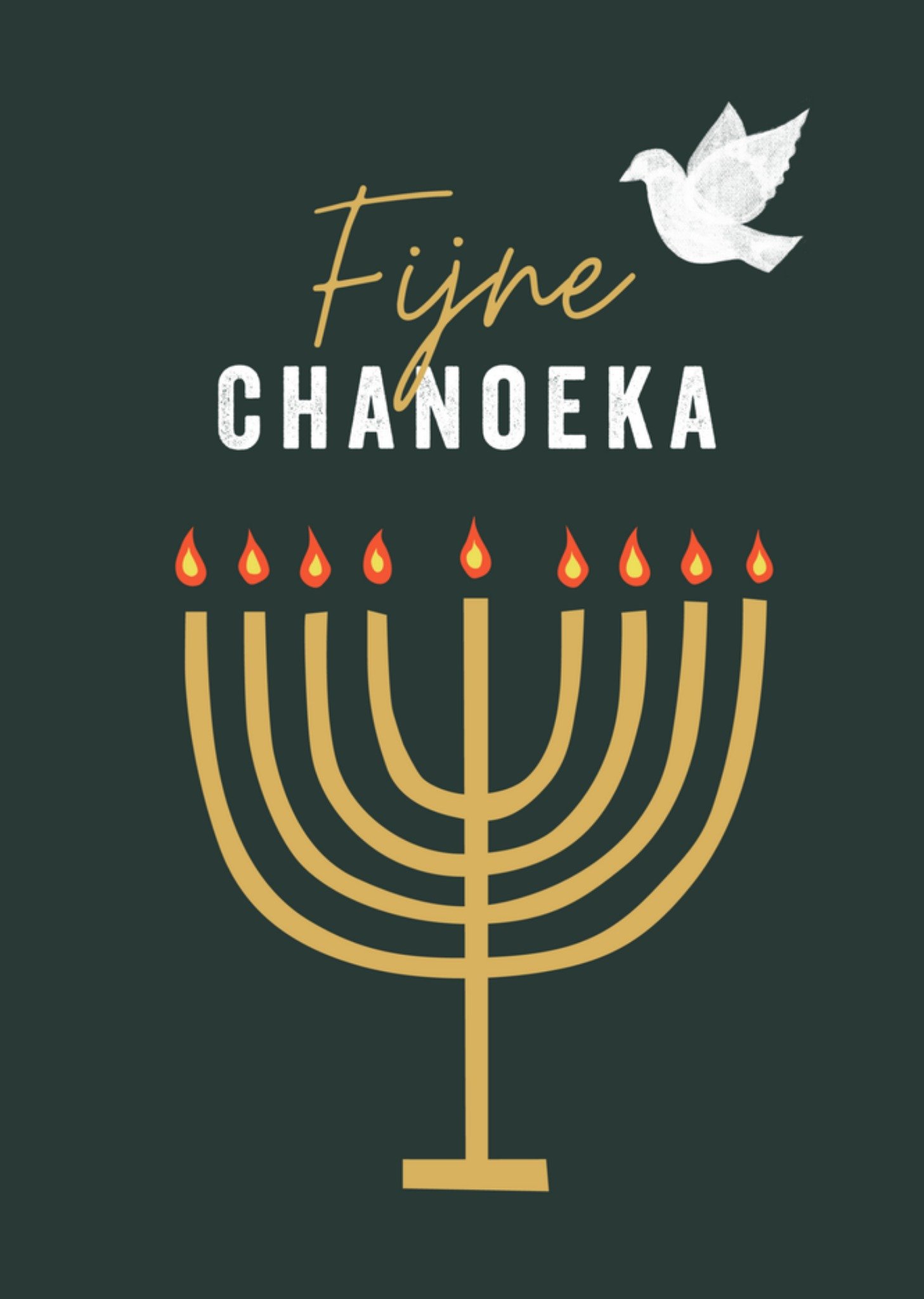 Chanoeka kaart illustratie Kaart Greetz