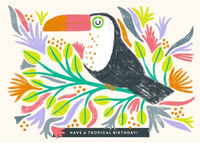 Greetz | Verjaardagskaart | tropical birthday