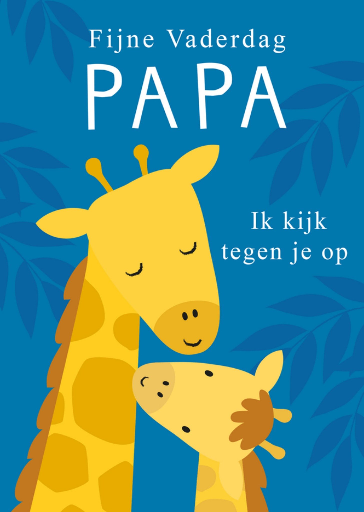 Vaderdagkaart giraf Kaart Klara Hawkins