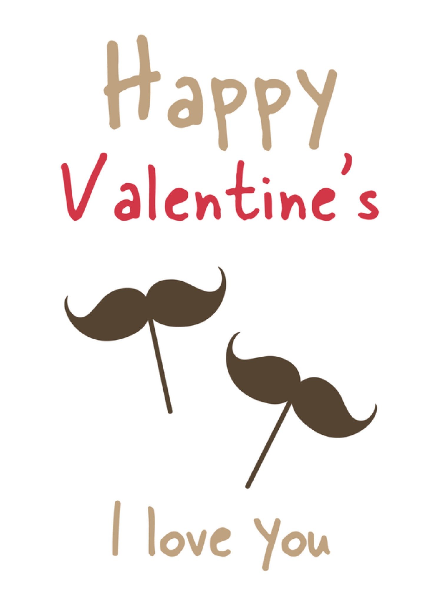 Valentijnskaart snor Greetz