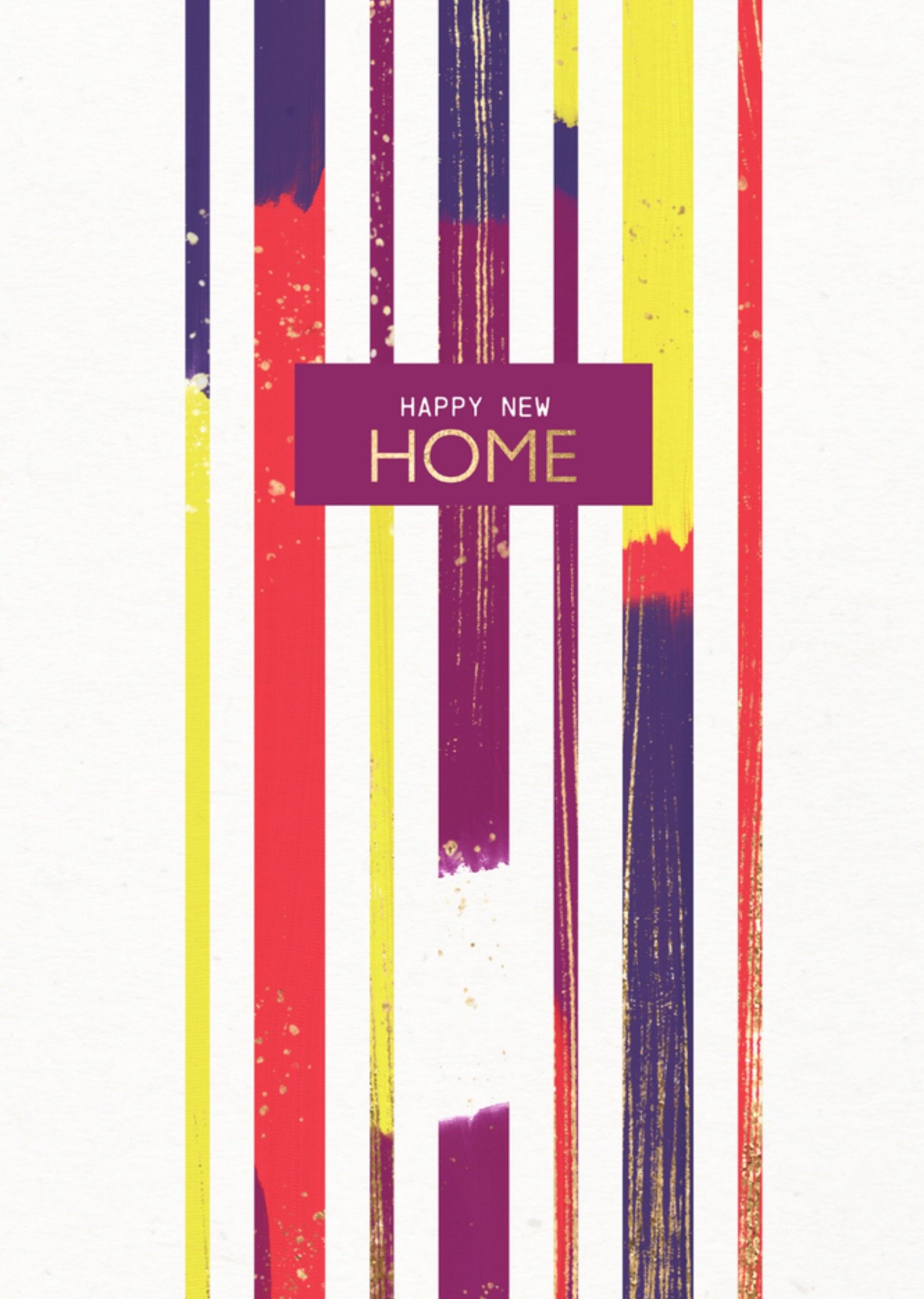 Nieuwe woning kaart kleurrijk Kaart Greetz