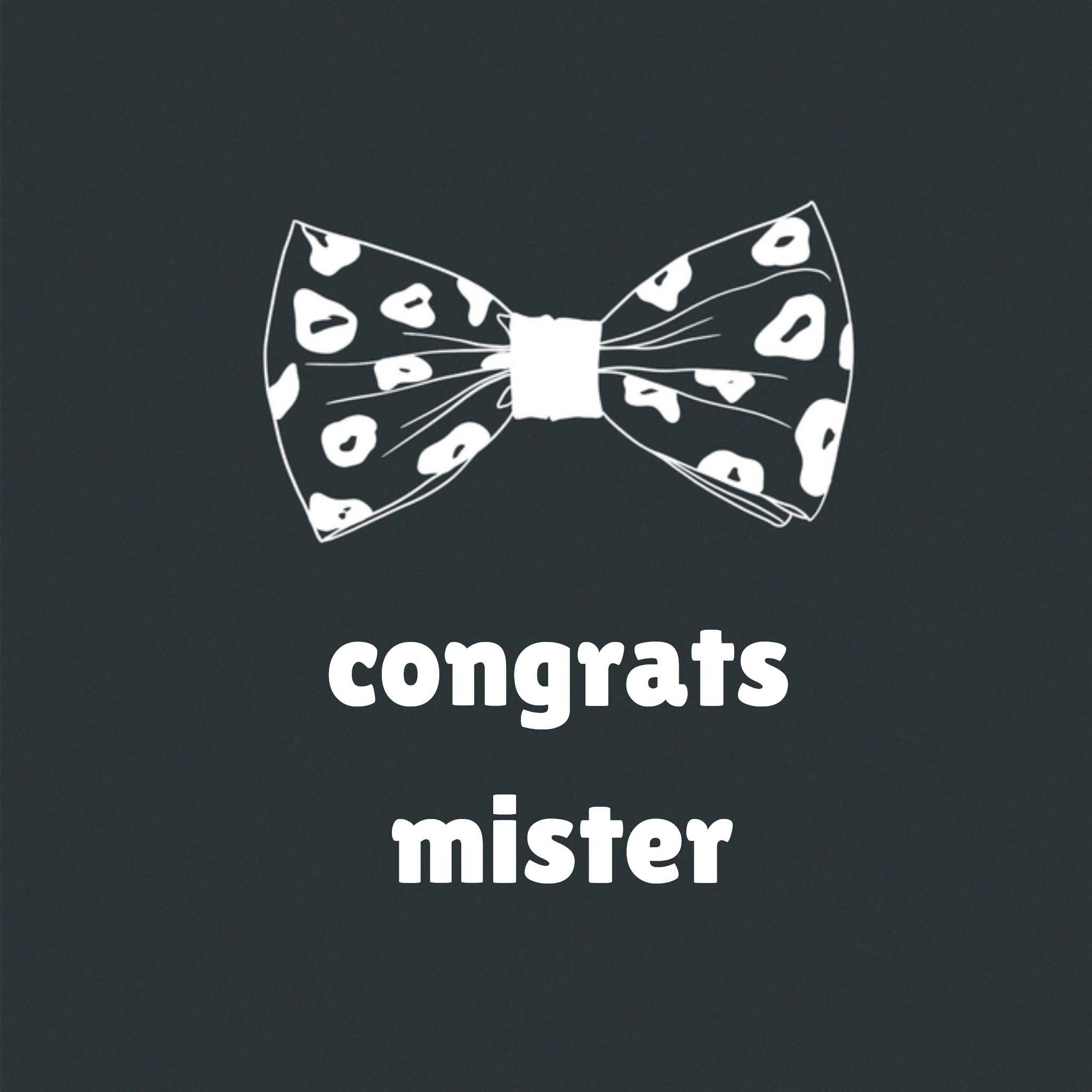 Greetz Verjaardagskaart Congrats mister Vierkant