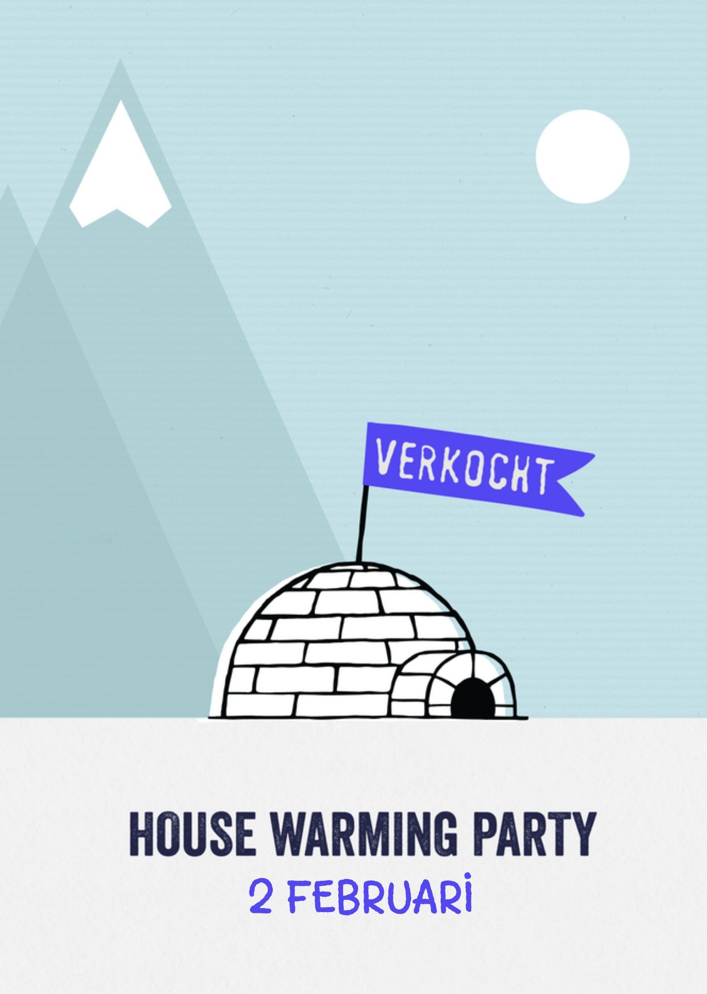 Uitnodiging Verhuiskaart Neutraal Kaart Greetz