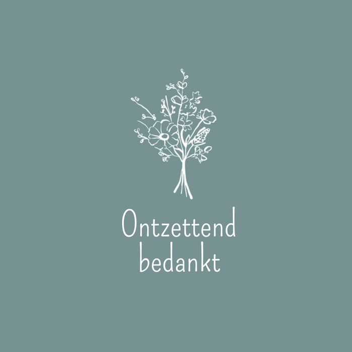 Bedanktkaart | Greetz | Lief