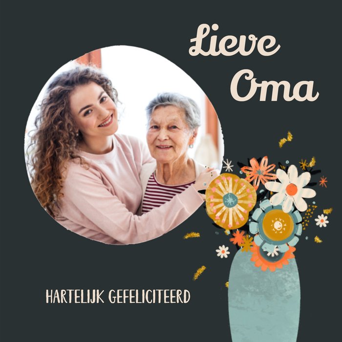 Greetz | Verjaardagskaart | Lieve oma