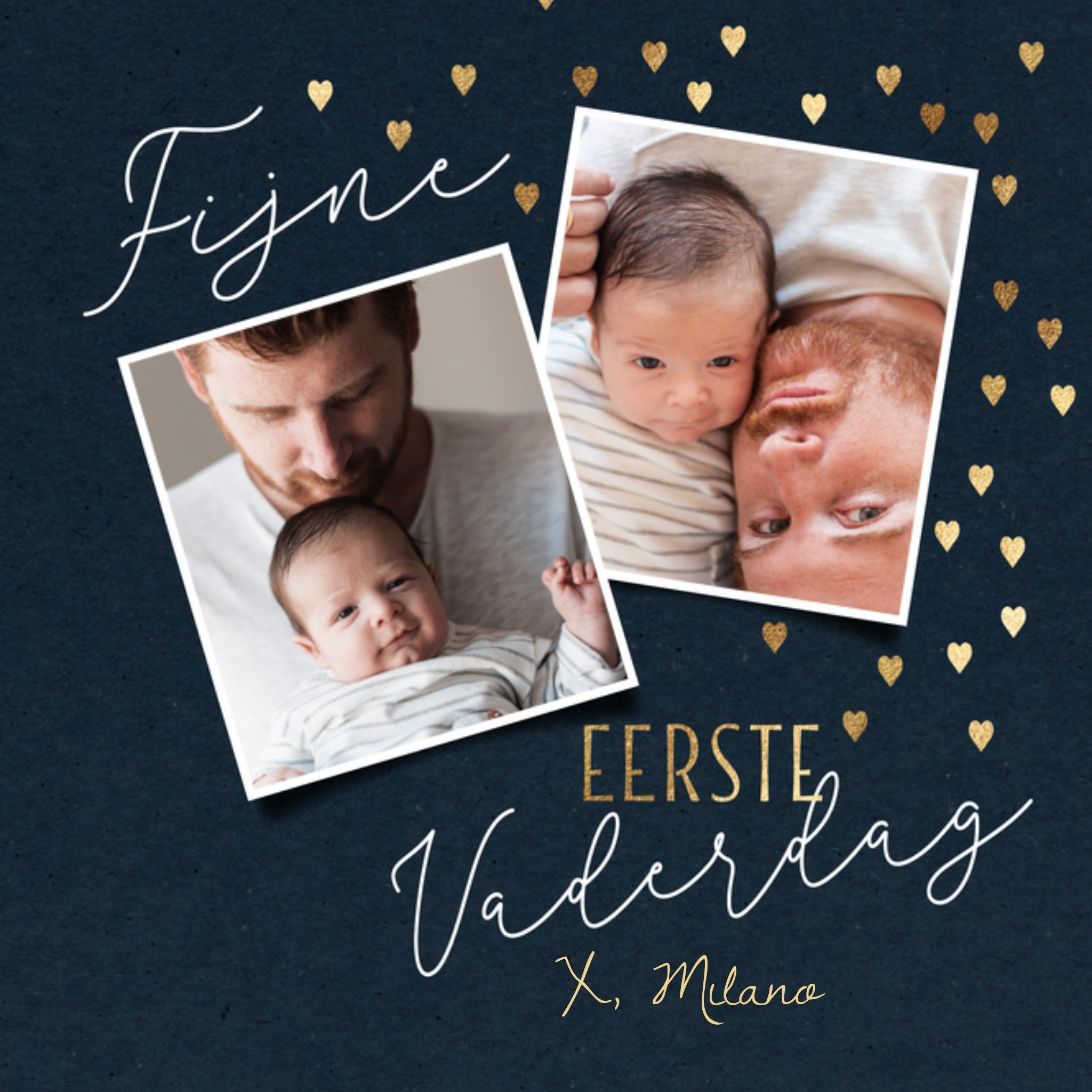 I Vaderdagkaart I Kersverse vader Vierkante Kaart Luckz