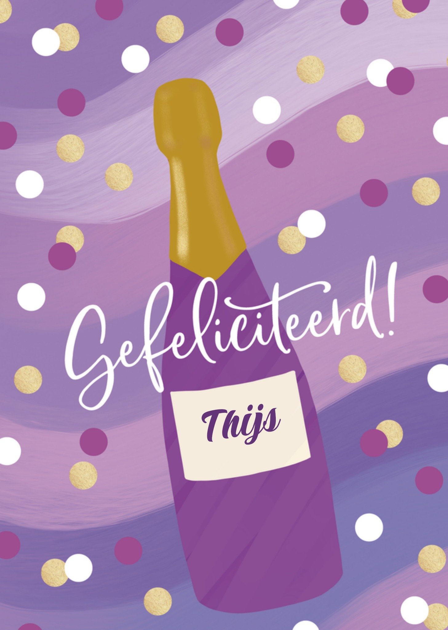 Verjaardagskaart met naam Kaart Tsjip