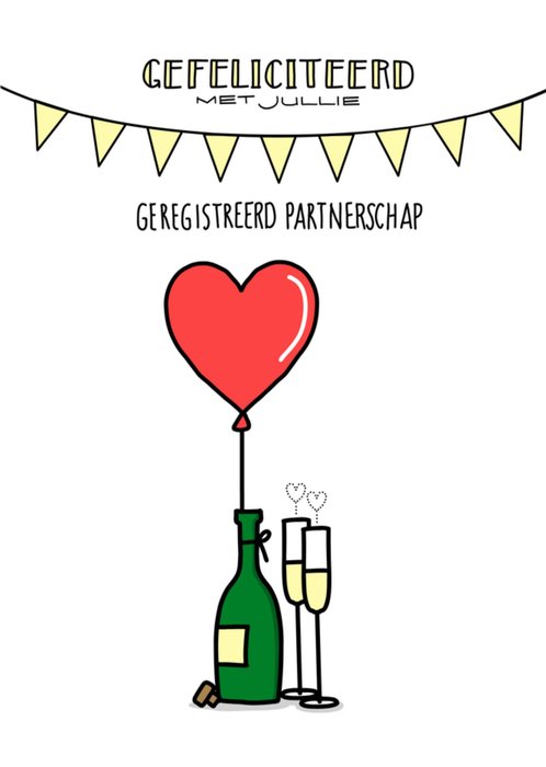 YH Tekent | Huwelijkskaart | Geregistreerd Partnerschap