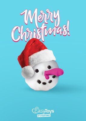 EasyToys | Kerstkaart | Sneeuwman