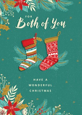 Dalia Clark Design | Kerstkaart | kerst sok