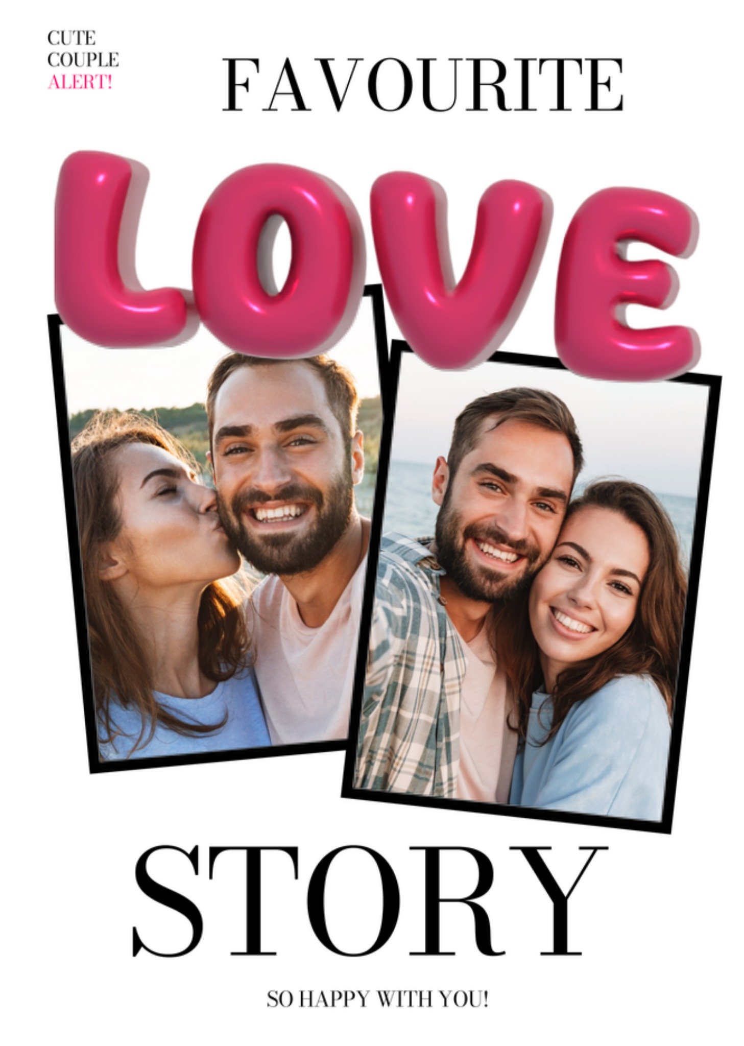 Valentijnskaart 3D fotokaart Kaart Greetz