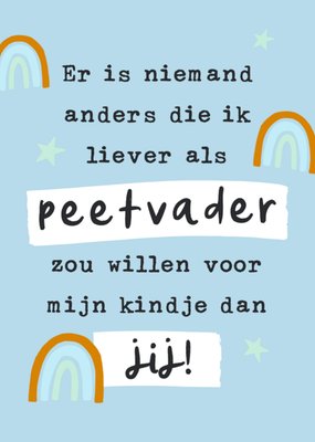 Greetz | Geboortekaart | Peetvader | Lief