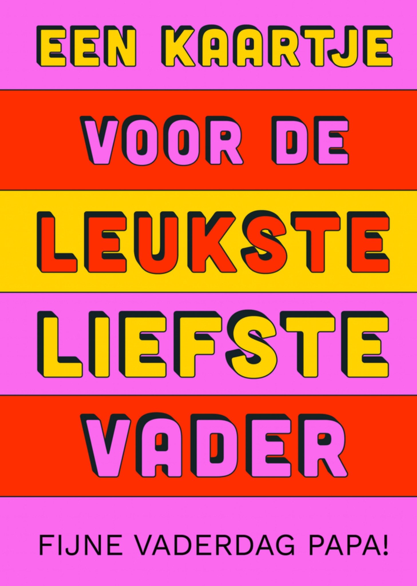 Greetz Vaderdagkaart Liefste Vader Standard Card
