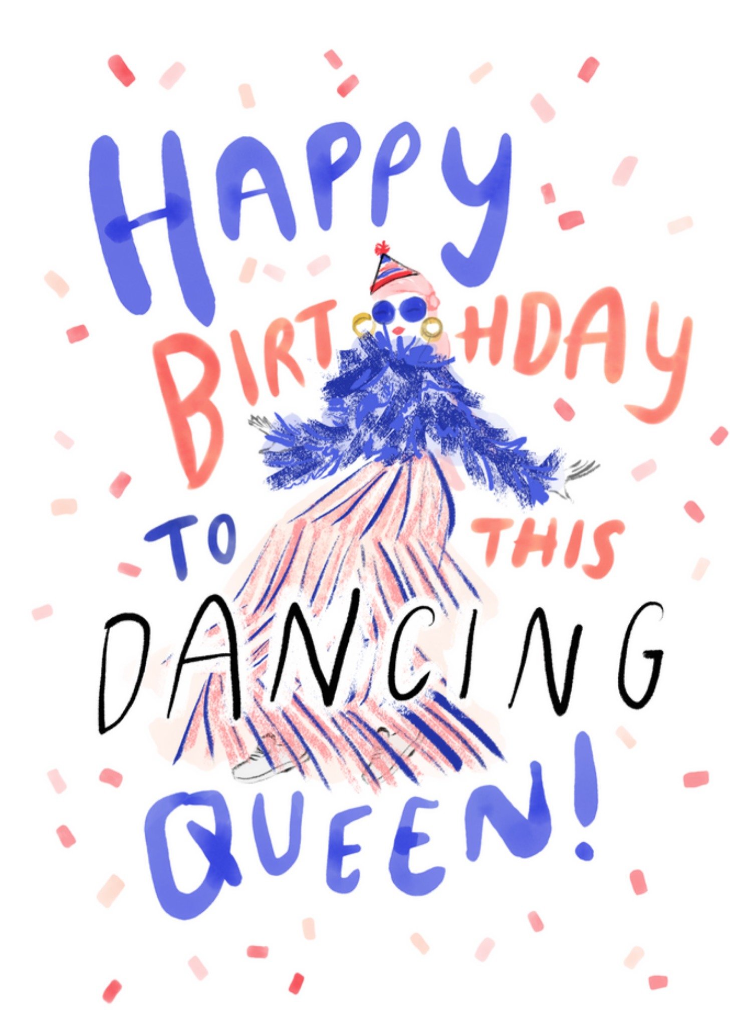 Verjaardagskaart - Dancing queen