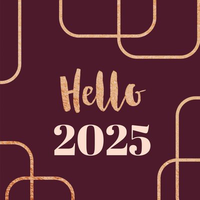 Greetz | Nieuwjaarskaart | Hello 2025