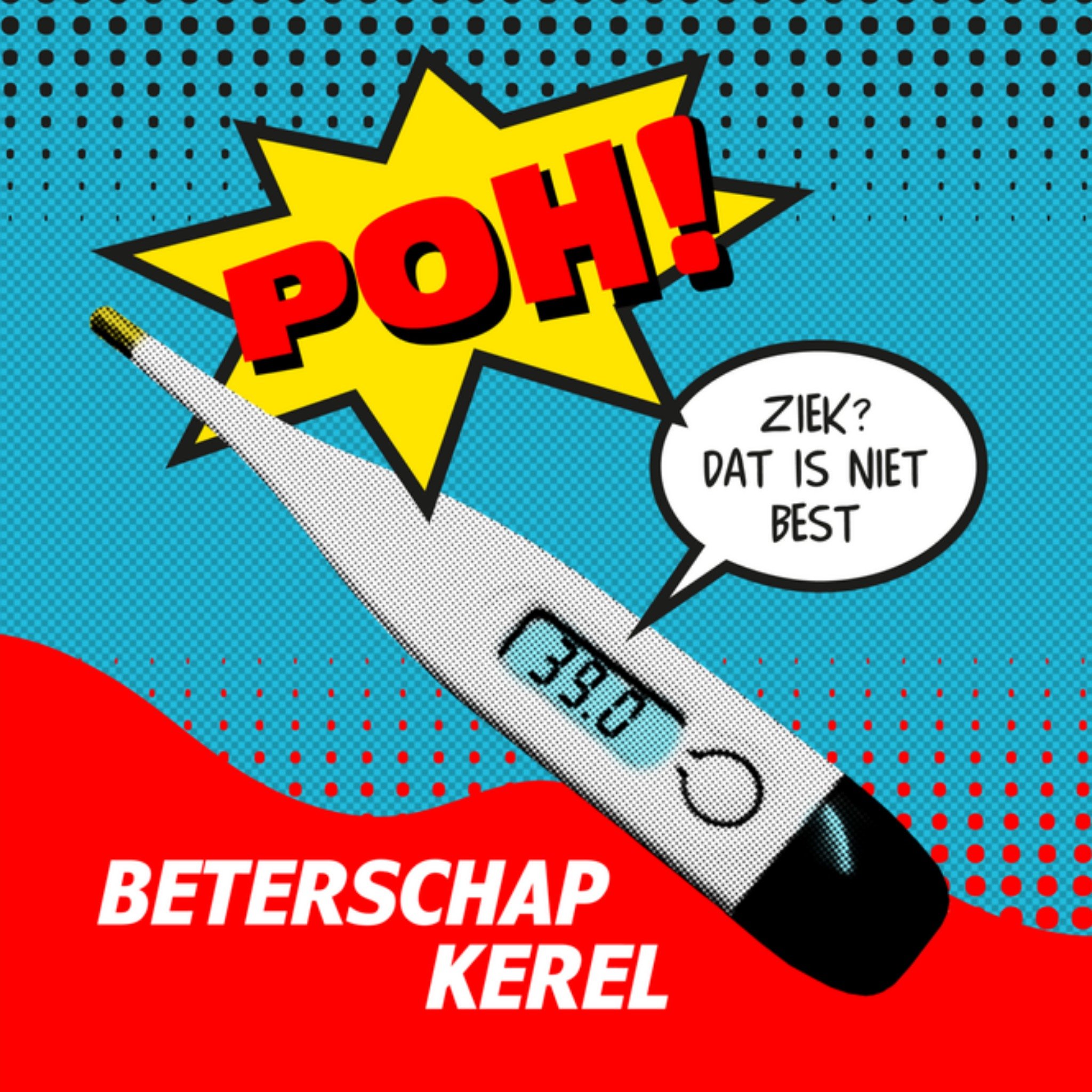 Greetz Beterschapskaart Thermometer Vierkant