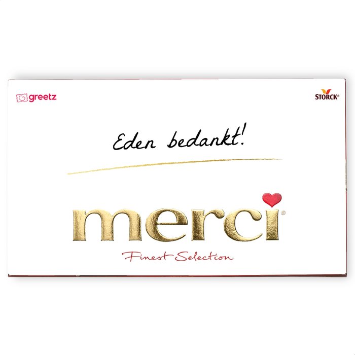 Merci | Bedankt met eigen naam | 400g