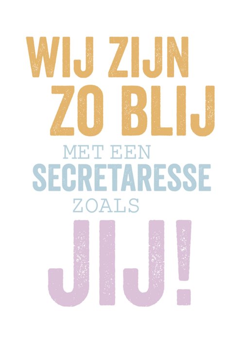 Greetz | Secretaressedag | zo blij