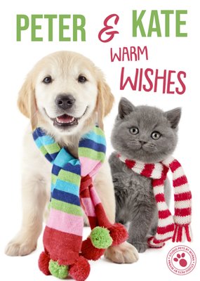 Studio Pets | Kerstkaart | met naam