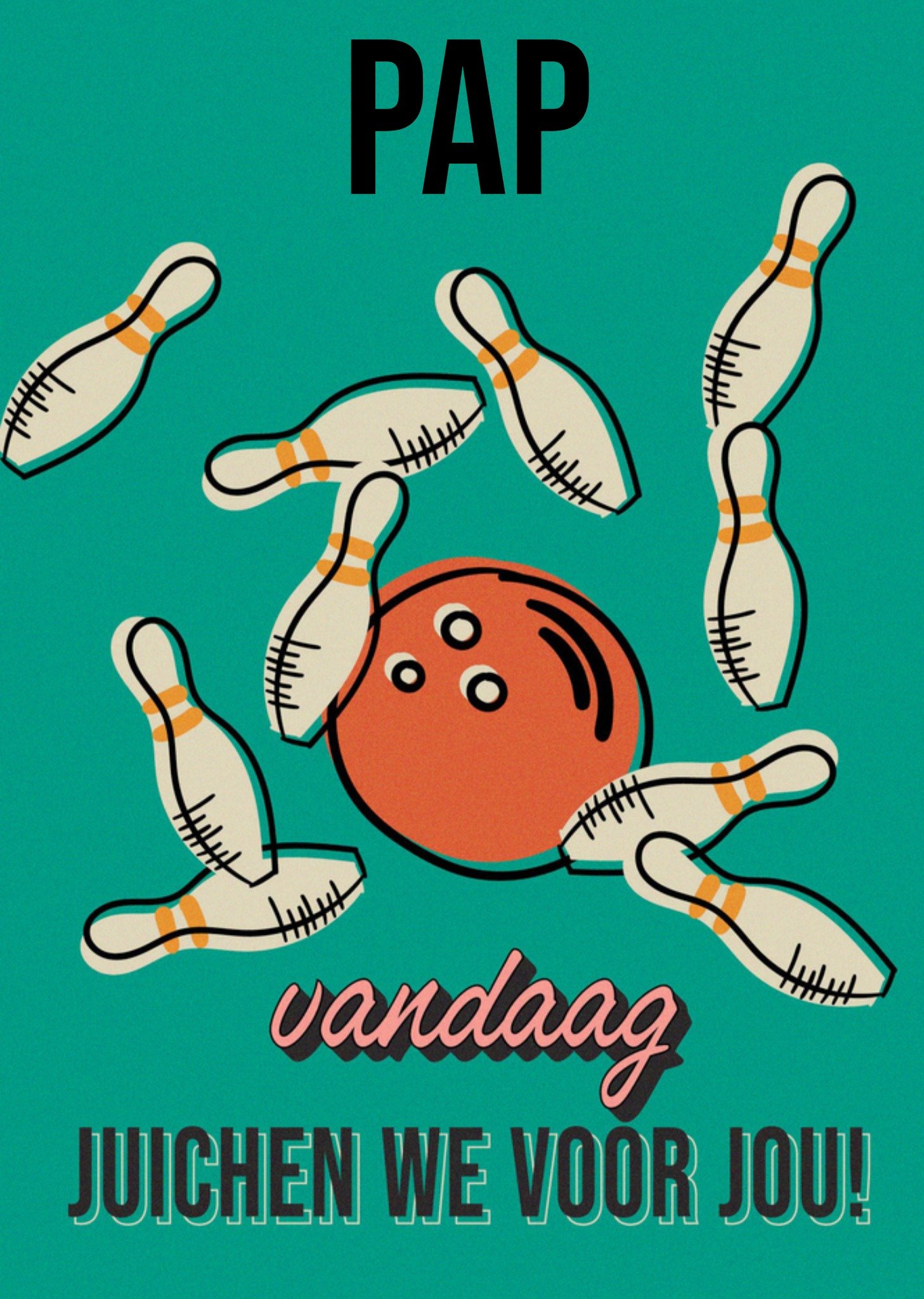 Vaderdagkaart Juichen we voor jou Kaart Greetz