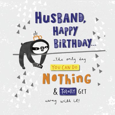 Uk Greetings | Verjaardagskaart | Luiaard