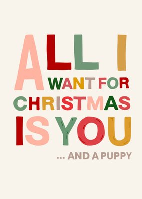 Greetz | Kerstkaart | All i want for Christmas