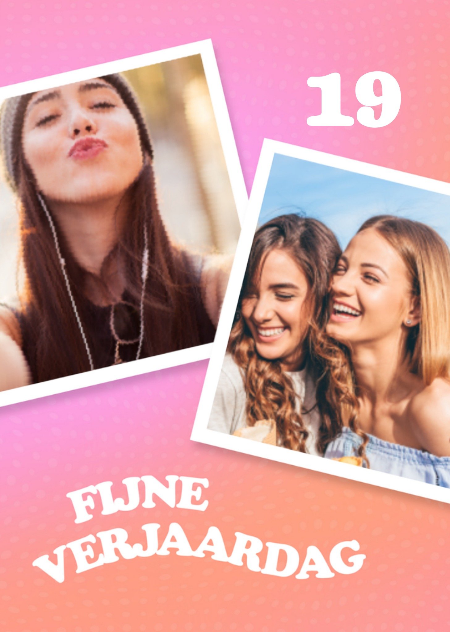 Verjaardagskaart kleurrijk foto