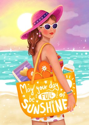 Aniet Illustration | Verjaardagskaart | May your day be full of sunshine