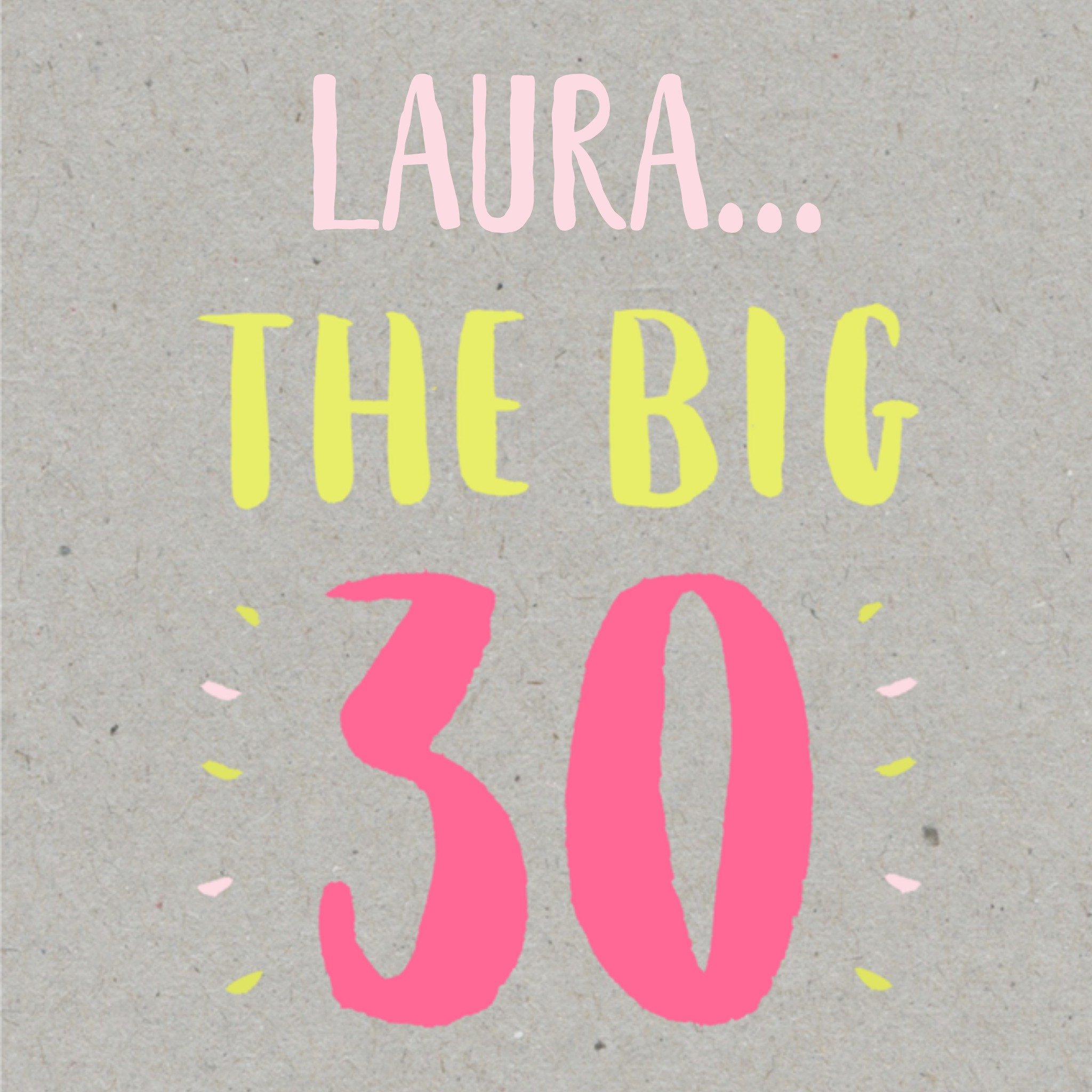 Greetz Verjaardag Naam Vierkant