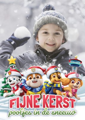 Paw Patrol | Kerstkaart | Met foto