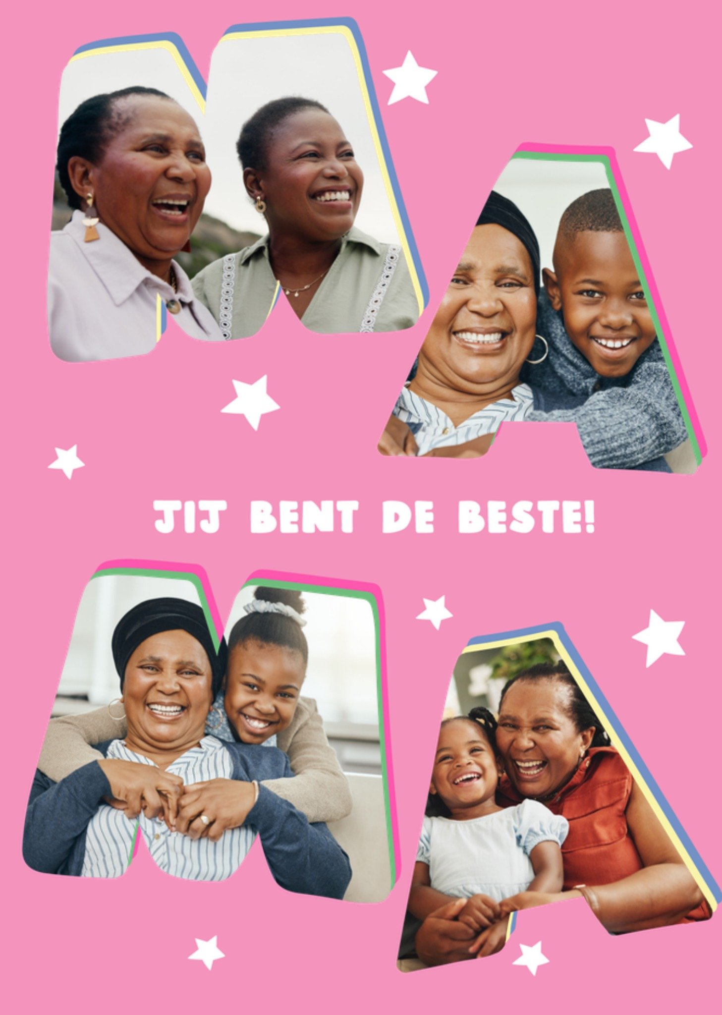 Moederdagkaart Jij bent de bestie Greetz