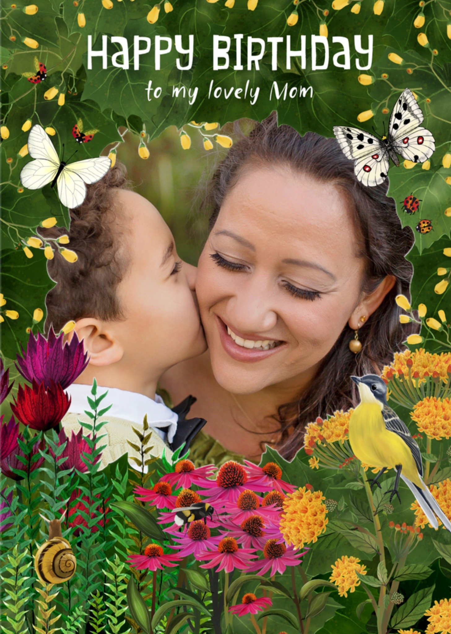 Patricia Hooning Verjaardagskaart Met foto Lovely Mom Kaart Fishuals