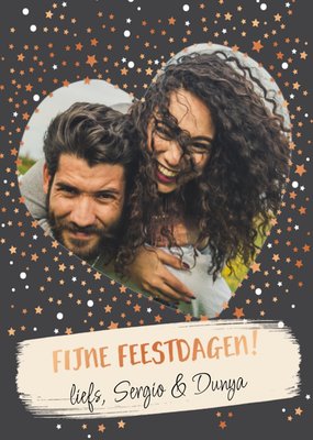 Tsjip | Kerstkaart | Hart | Sterren