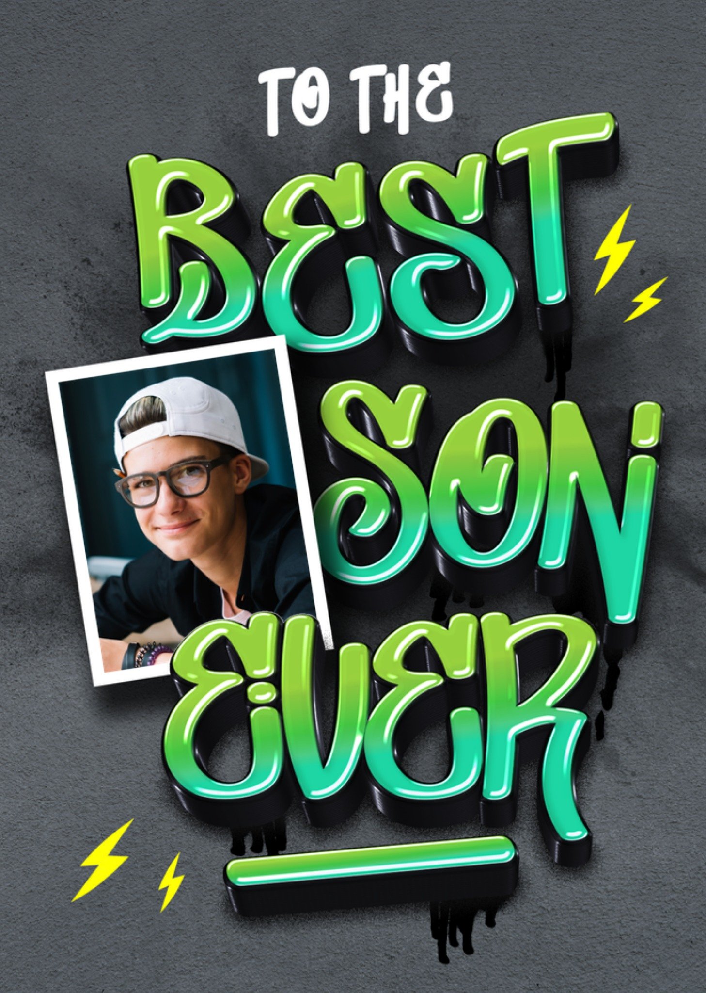 Verjaardagskaart Stoere graffiti Zoon Kaart Luckz