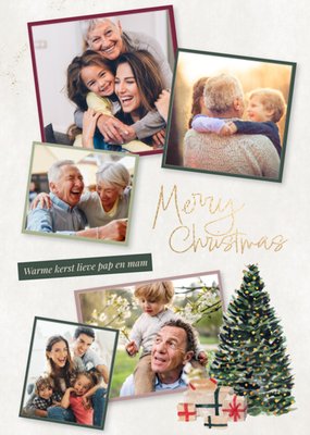 Greetz | Kerstkaart | Kerstboom | Lieve Pap en Mam